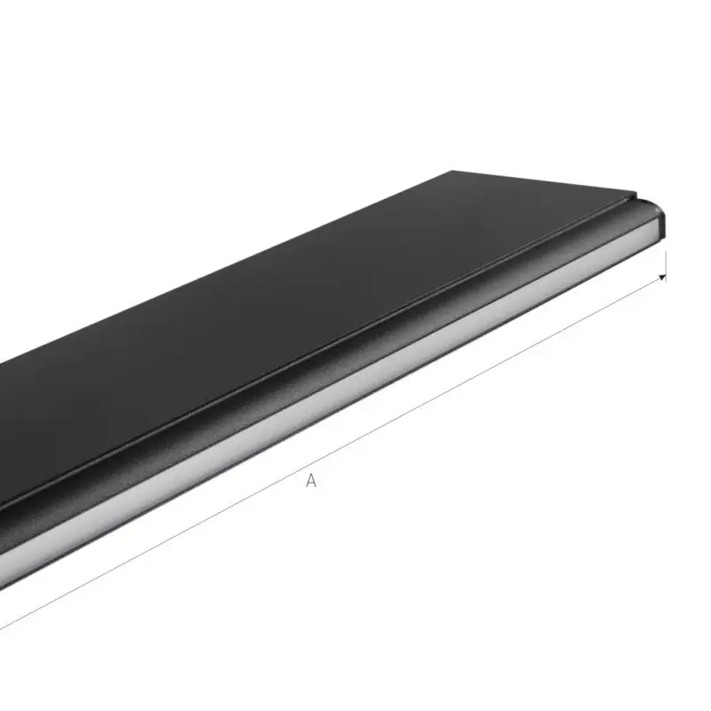 Korlátozott ajánlat ALLDAY ASYMMETRIC Lineáris lámpa, 55W, 110°, IP20, szabályozható, Meleg fehér, fekete, 5 év garancia WOJP05622 SpectrumLED