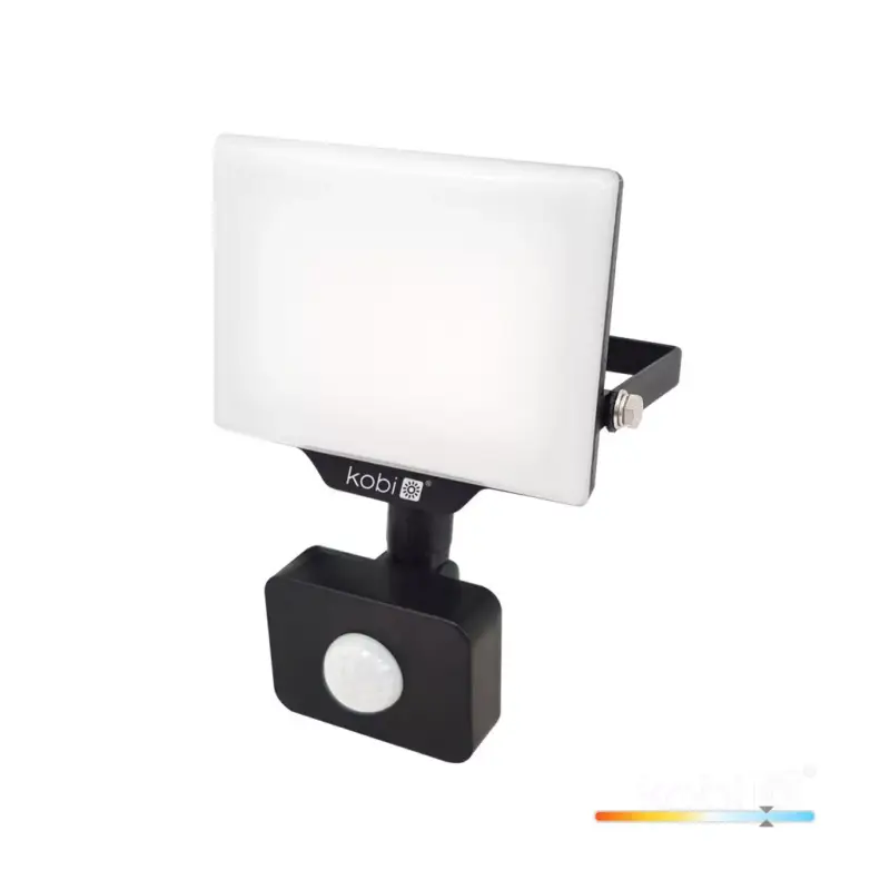 DELYO MHNC LED-reflektor, 110°, IP54, 20 W, Hideg fehér, fekete KOBI-004237 KOBI Kedvezményes ár