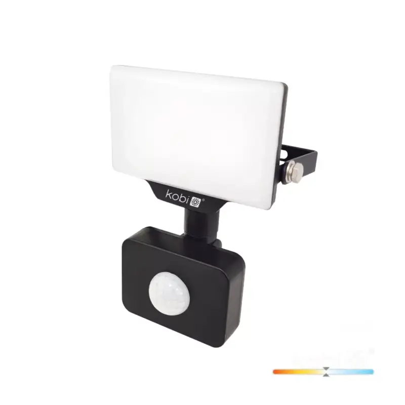 DELYO MHNC LED-reflektor, 120°, IP54, 10 W, Természetes fehér, fekete KOBI-004234 KOBI Exkluzív ajánlat