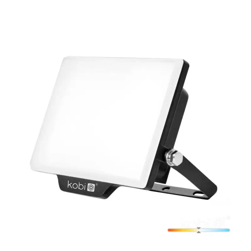 DELYO MHN LED-reflektor, 110°, IP65, 30 W, Természetes fehér, fekete KOBI-004228 SpectrumLED Legkelendőbb