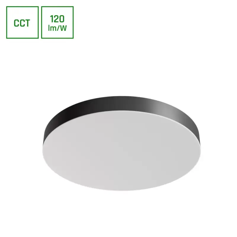Exkluzív ajánlat NYMPHEA OPTIMA BLACK 36W CCT 230V 120DEG IP20 FI400X50MM WHITE BLACK ROUND SLI031050CCT_PW SpectrumLED