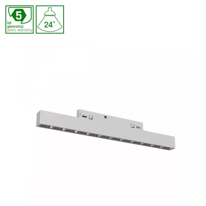 SYSTEM SHIFT NANO - GRID S LINEAR TRACKLIGHT 196X12X30MM 10W 24DEG WHITE 5Y WARRANTY WLD80003 SpectrumLED Biztonságos fizetés