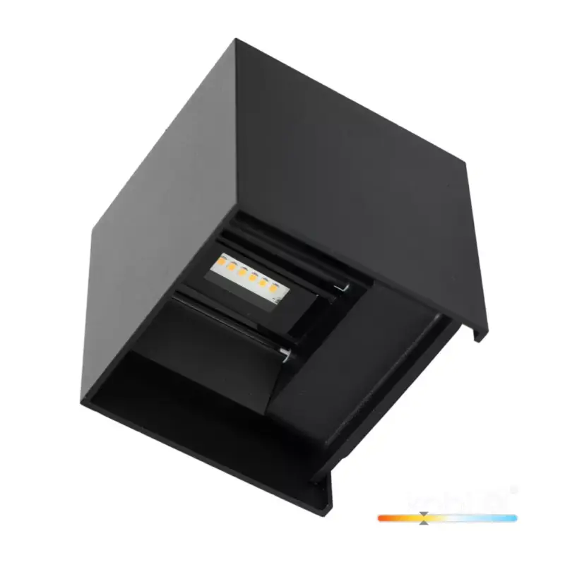 Garden wall lamp LED QUERK 2x3W 3000K IP54 black LED2B KOBI-003708 KOBI Újdonság