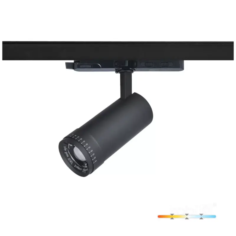 Biztonságos fizetés NEXTRACK VISION háromfázisú sínes lámpa, 20W, 10/60°, CRI 90, Szabályozható színhőmérséklet, Fekete KOBI-001827 KOBI