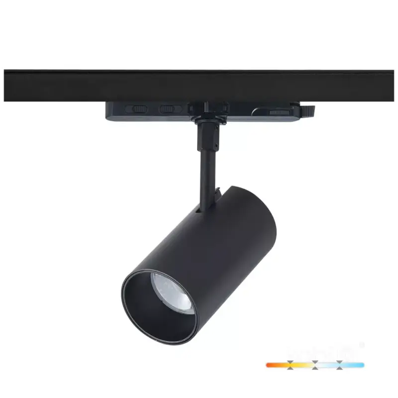 Gyors kiszállítás NEXTRACK CORE háromfázisú sínes lámpa, 35W, 36°, CRI 90, Szabályozható színhőmérséklet, Fekete KOBI-001725 SpectrumLED