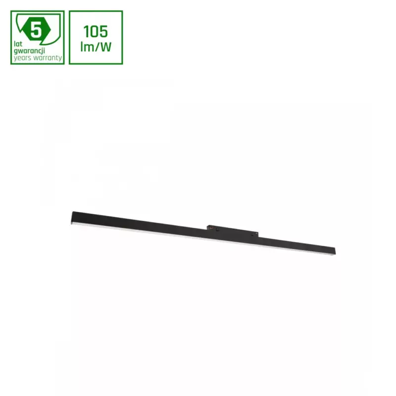 SYSTEM SHIFT - LINE L TRACK LIGHT 902X23X42MM 22W 100DEG BLACK 5Y WARRANTY 2 CIRCUITS WLD40010_2F SpectrumLED Újdonság