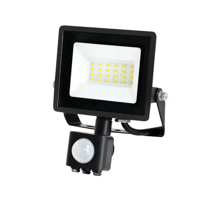 Outlet MHC LED-reflektor, 120°, IP44, 20 W, Hideg fehér, fekete KOBI-001672 KOBI