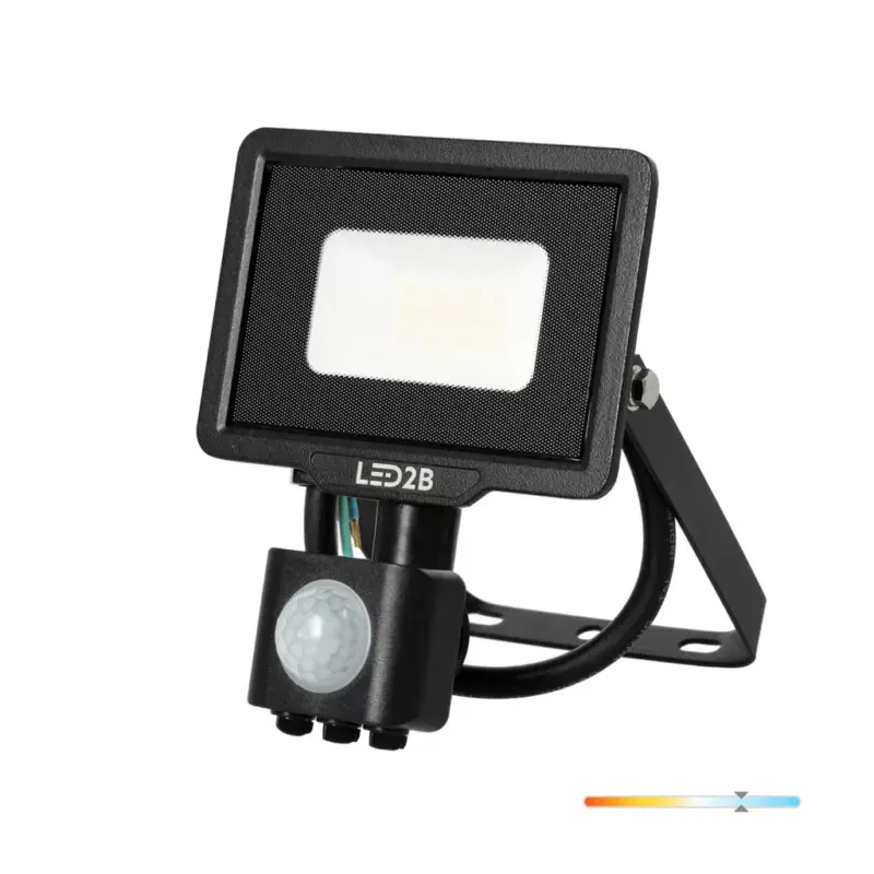 Árcsökkenés MHC LED-reflektor, 120°, IP65, 10 W, Hideg fehér, fekete KOBI-001666 KOBI