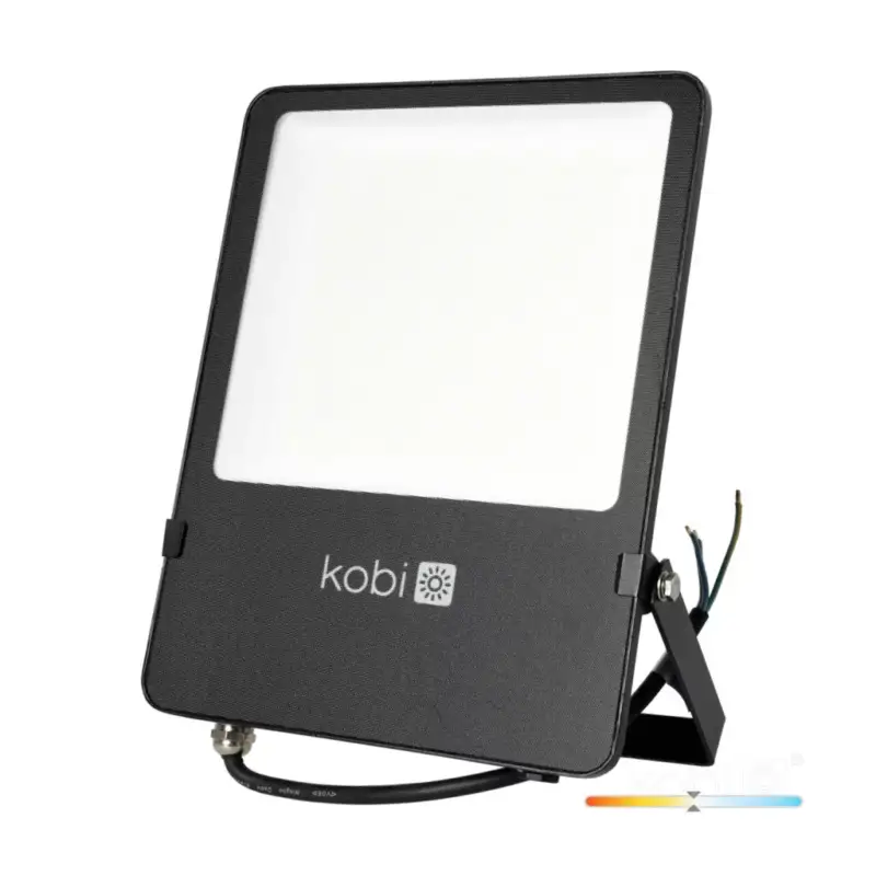 Akciós ár SEUL LED-reflektor, 120°, IP65, 100 W, Természetes fehér, fekete KOBI-001853 KOBI