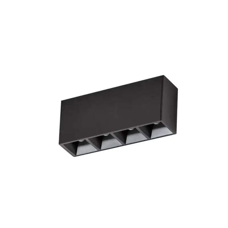 Árengedmény ALLDAY INSPIRE ONE DARK LIGHT Lineáris lámpa, 17W, 80°, IP20, Természetes fehér, fekete, 5 év garancia WOJP07072 SpectrumLED