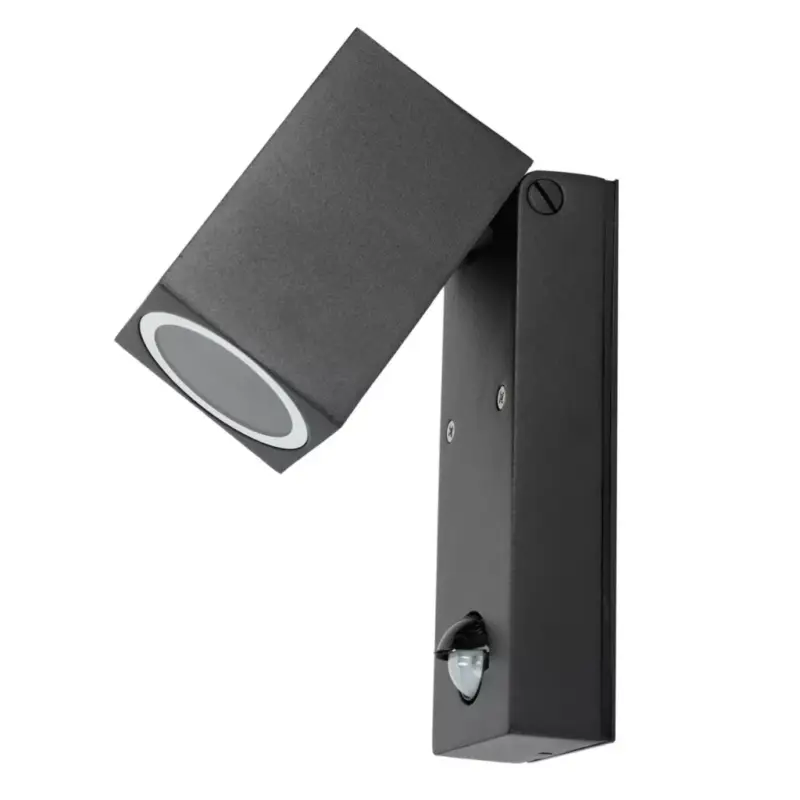 Azonnali szállítás Garden wall lamp QUAZAR 15 1xGU10 LX IP44 black Kobi KOBI-002274 KOBI