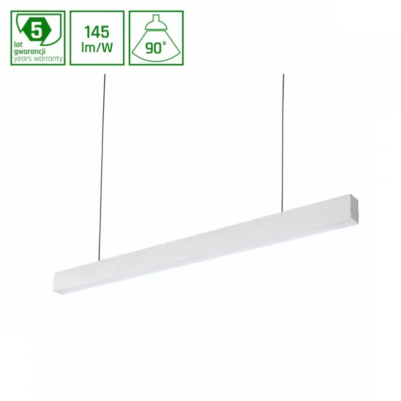 ALLDAY INSPIRE ONE Lineáris lámpa, 30W, 90°, IP20, DALI, Természetes fehér, fehér, 5 év garancia WOJP09819 SpectrumLED Korlátozott ajánlat
