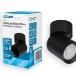 Biztonságos fizetés Ceiling spotlight fixture SPOT LUMI rotating black LAB-20-0002-06 LED Labs