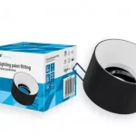 Újdonság Ceiling lighting point fitting CASA cast round Fixted black LAB-20-0001-88 LED Labs
