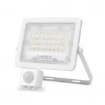 Szezonális akció VIDEX mozgásérzékelős LED-reflektor, 90°, IP65, 30 W, Természetes fehér, fehér LAB-17-0000-29 LED Labs