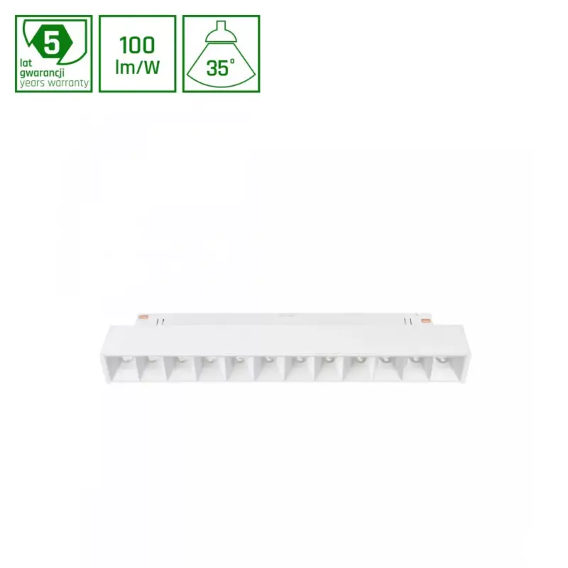 Legnépszerűbb SYSTEM SHIFT - GRID S TRACK LIGHT 204X23X42MM 12W 35DEG WHITE 5Y WARRANTY 2 CIRCUITS WLD40040_2F SpectrumLED