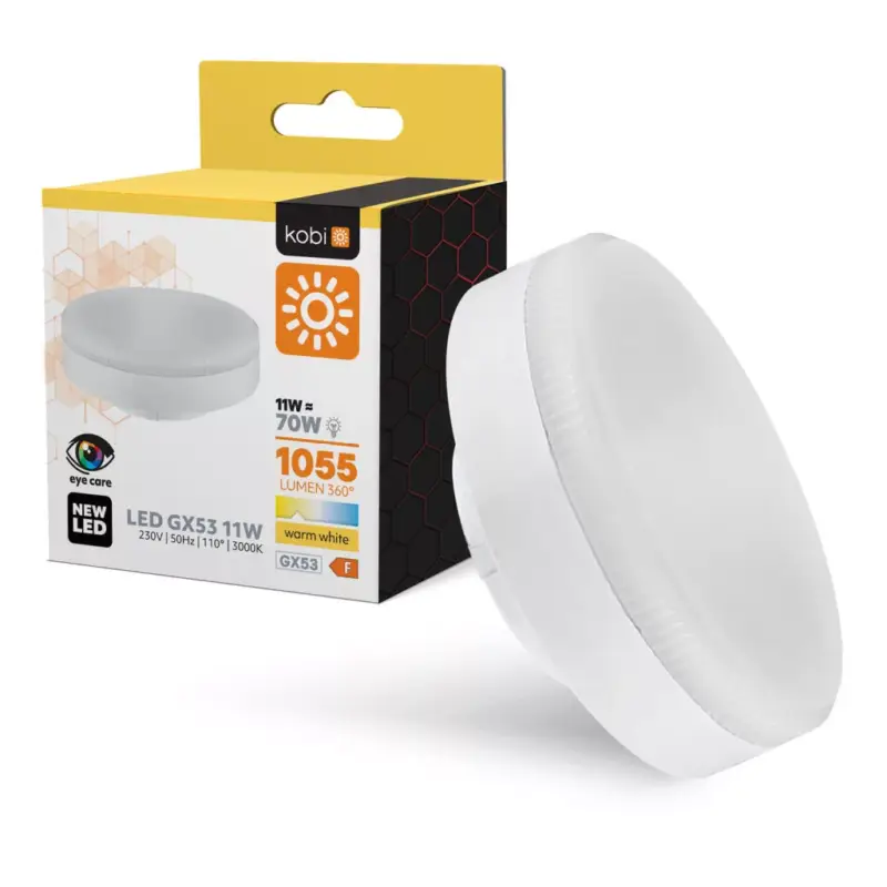 Csak ma LED bulb GX53 11W 3000K Kobi KOBI-004670 SpectrumLED