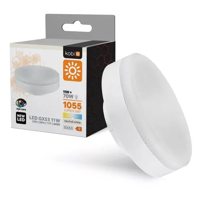 LED bulb GX53 11W 4000K Kobi KOBI-004671 KOBI Vedd meg online