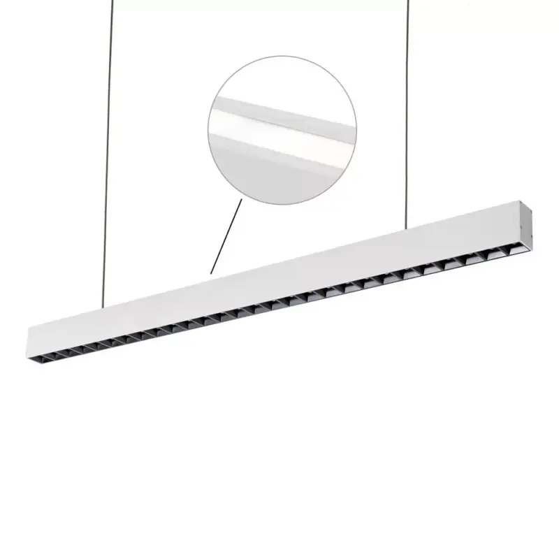 Olcsó ALLDAY INSPIRE TWO SIDES DARK LIGHT Lineáris lámpa, 39W, 80°, IP20, szabályozható, Természetes fehér, fekete, 5 év garancia WOJP07891 SpectrumLED
