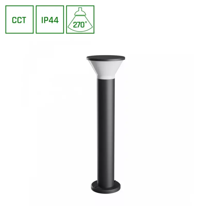 STELLA ROUND GU10 6W CCT 230V 270DEG IP44 IK08 210X765MM BLACK ROUND SLI003055CCT_PW SpectrumLED Nézd meg most