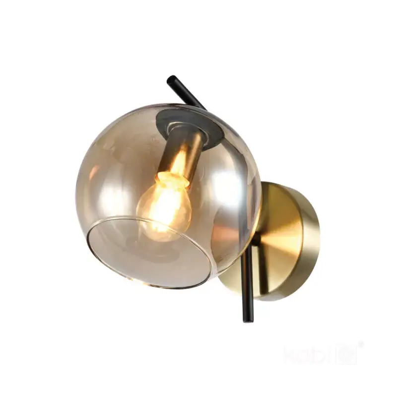 Vedd meg online Wall lamp GLOBE ELEGANCE AMBER K 1xE14 Kobi Design KOBI-001523 KOBI