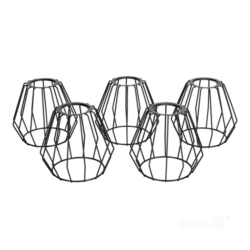 Újdonság Lampshade for CRETE LS D1 black 5 pcs Kobi Design KOBI-001443 KOBI
