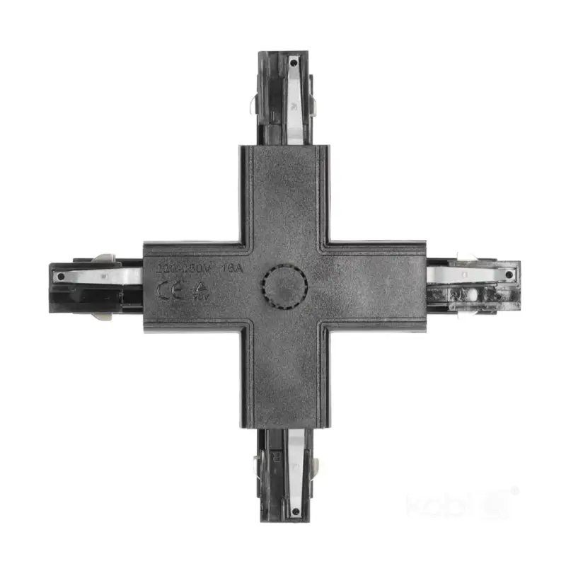 Népszerű External connector for 3-circuit track X black Kobi KOBI-002823 KOBI