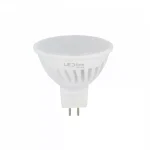 Expressz kézbesítés MR16 LED-fényforrás, 10/18 V AC/DC, 5 W, Hideg fehér, 5 év garancia CW 6500K 600lm, LL-201927 LED line
