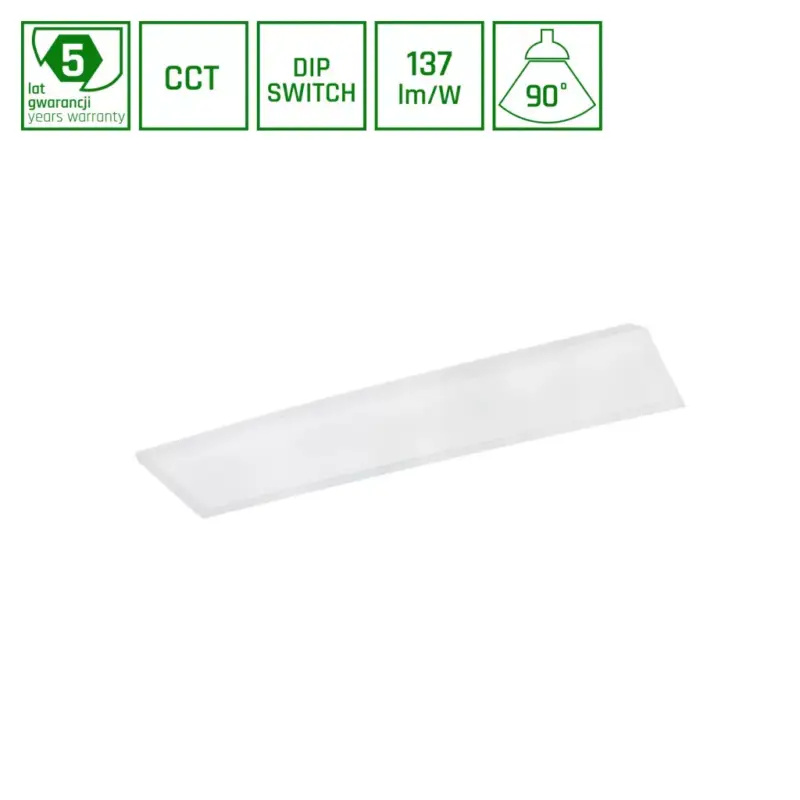 Akciós ár ALGINE Backlight LED-panel, 26/36/46 W, IP20, UGR<19, 300x1200 mm, Szabályozható színhőmérséklet, 5 év garancia SLI035083CCT_PW SpectrumLED