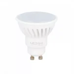 Végkiárusítás GU10 LED-fényforrás, 10 W, szabályozható, Hideg fehér, 5 év garancia CW 6500K 1250lm, LL-201569 LED line
