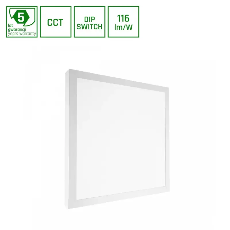 Azonnali szállítás NYMPHEA SELECT 24W/35W/40W CCT 230V 120DEG IP20 400X400X33MM WHITE 5Y WARRANTY SLI031059CCT_PW SpectrumLED