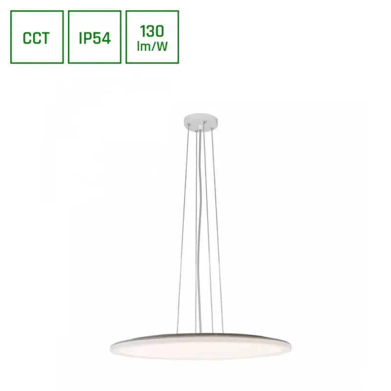 NYMPHEA FLAT DUO 48W CCT 230V 120DEG IP54 FI500X26MM WHITE ROUND SLI031048CCT_PW SpectrumLED Nézd meg most