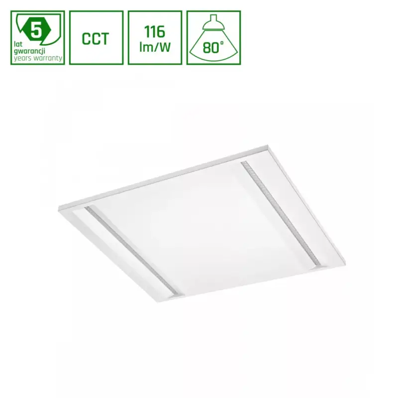 ALGINE LINE LED-panel, 40 W, IP20, UGR<19, 600x600 mm, Szabályozható színhőmérséklet, 5 év garancia SLI035050CCT_PW SpectrumLED Kedvezmény