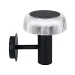 Suntis Solar Wall Light 3000K 170lm 2Ah USB-C Round IP54 Black PRIME LL-217577 SpectrumLED Gyors kiszállítás
