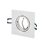 Biztonságos vásárlás LEDline LEDOM Downlight alu. square white brushed adjustable LL-240683 LED line