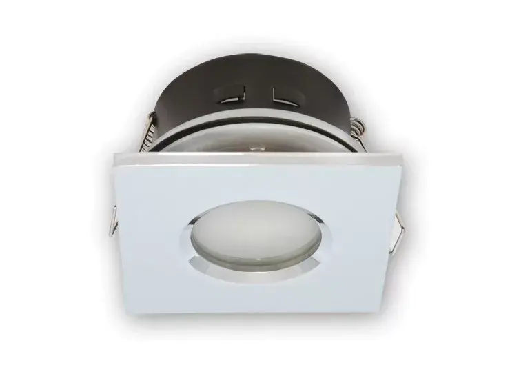 LEDline® downlight waterproof square die cast aluminium chrome LL-245381 LED line Azonnali szállítás