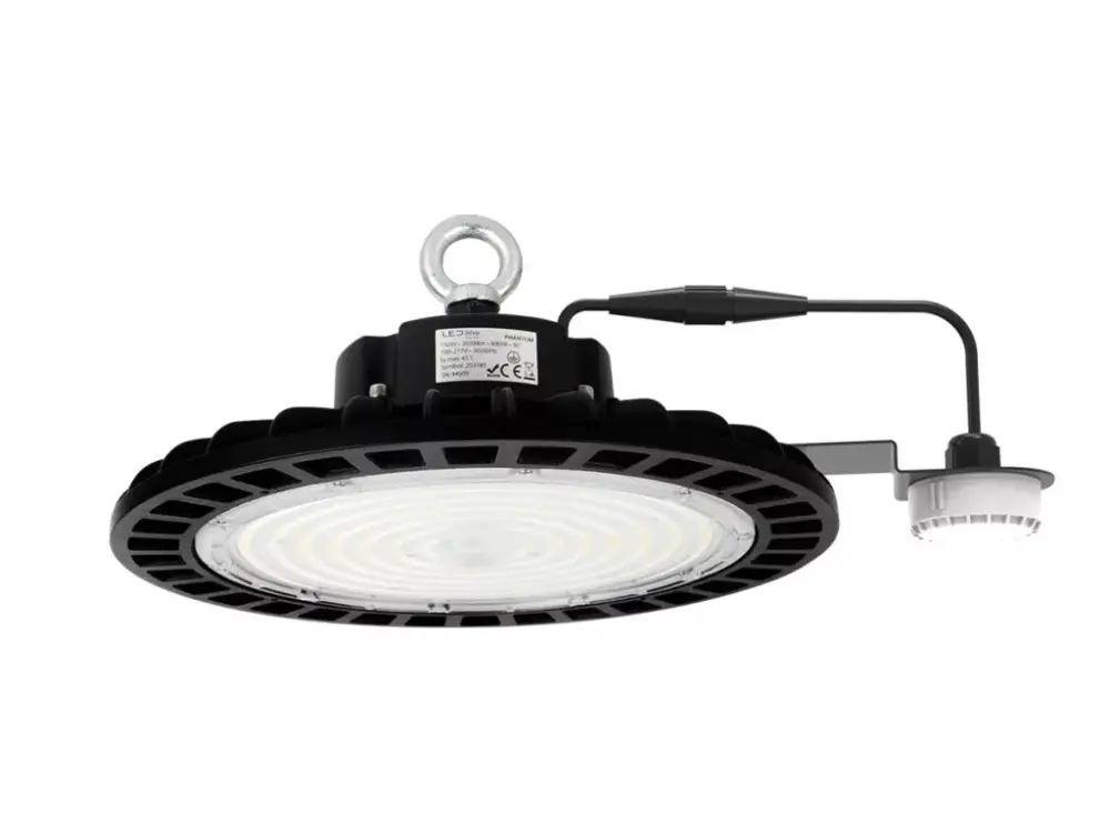 Csak ma PHANTOM Csarnokvilágító, 60°, IP65, IK08, 150 W, Természetes fehér, fekete, 5 év garancia LL-218949 LED line