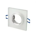 LEDline® downlight glass square white 90x26x10mm frosted GLIKKA LL-241338 LED line Prémium