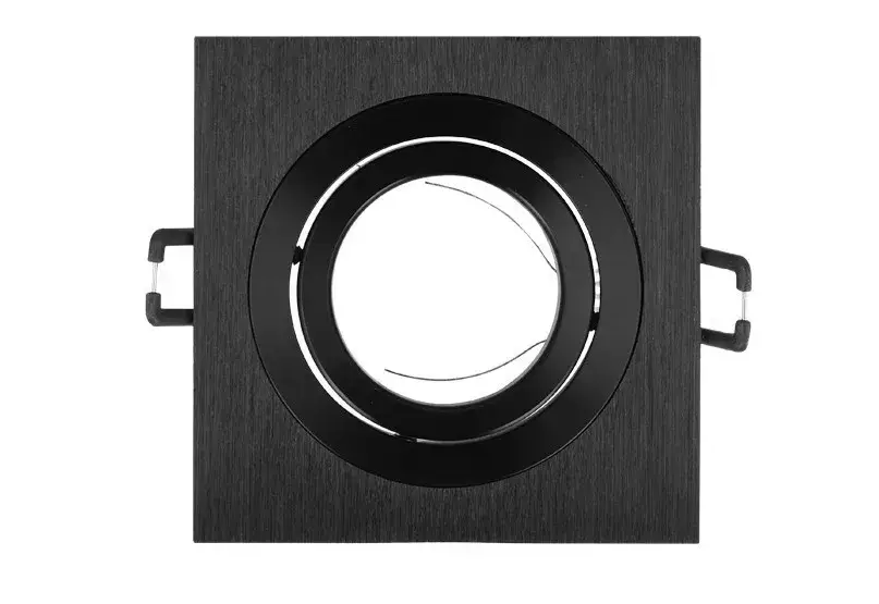 LEDline® downlight aluminium square adjustable SLIM black brushed AKROS LL-241208 LED line Nézd meg most