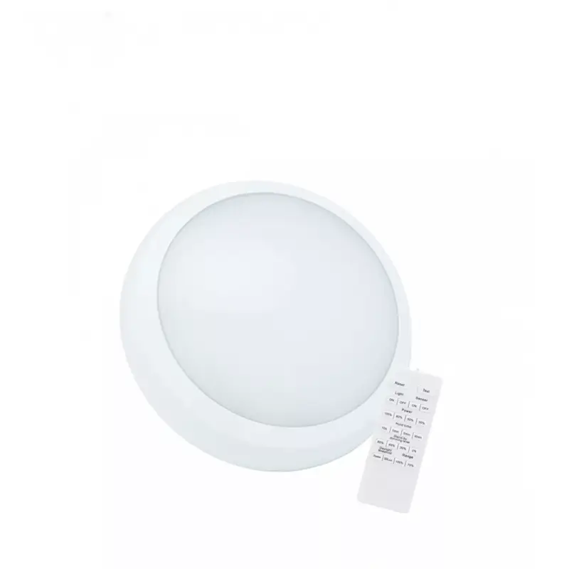 Kedvezményes ár NYMPHEA CITY PRO 2 24/30W CCT 230V 120DEG IP65 IK08 FI320X80MM WHITE ROUND, SENSOR + REMOTE, 5Y WARRANTY SLI031040CCT_PW_SENSOR SpectrumLED