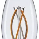 Különleges ajánlat E14 LED-fényforrás, 4 W, filament, Meleg fehér WW 2700K 470lm, LL-249082 LED line