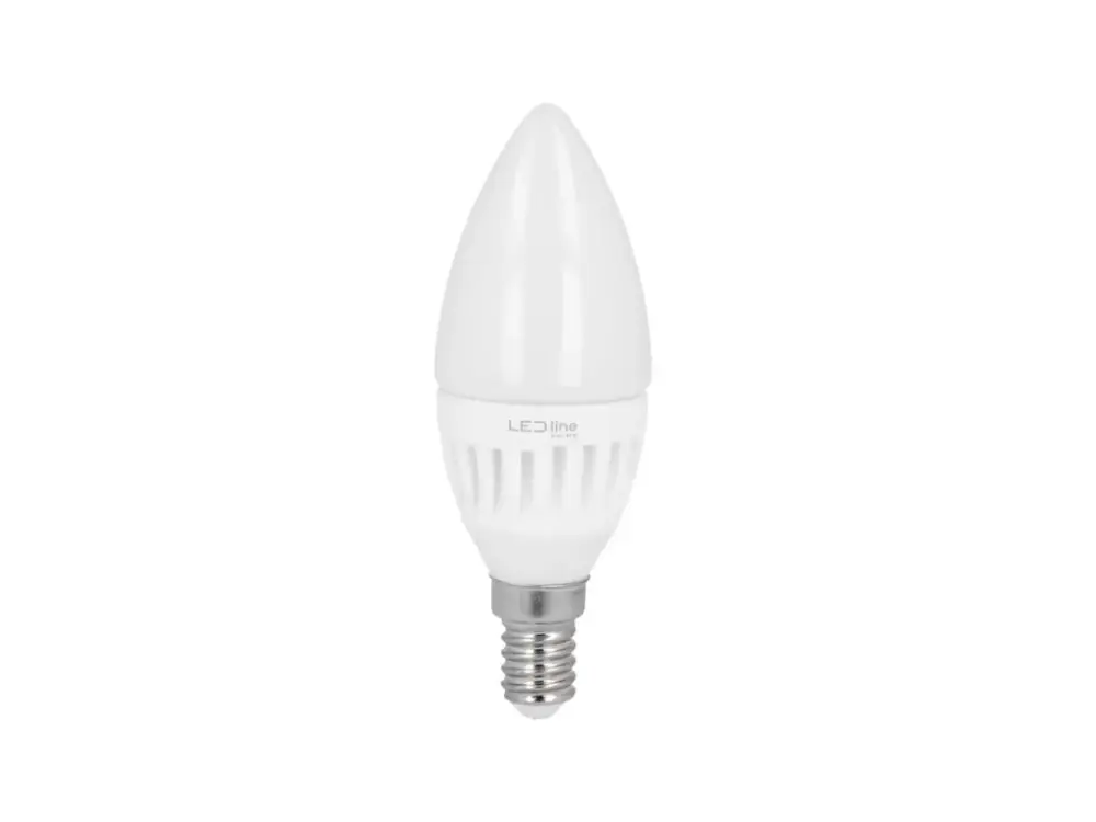 E14 LED-fényforrás, 9 W, szabályozható, Hideg fehér, 5 év garancia CW 6500K lm, LL-201712 LED line Ne maradj le