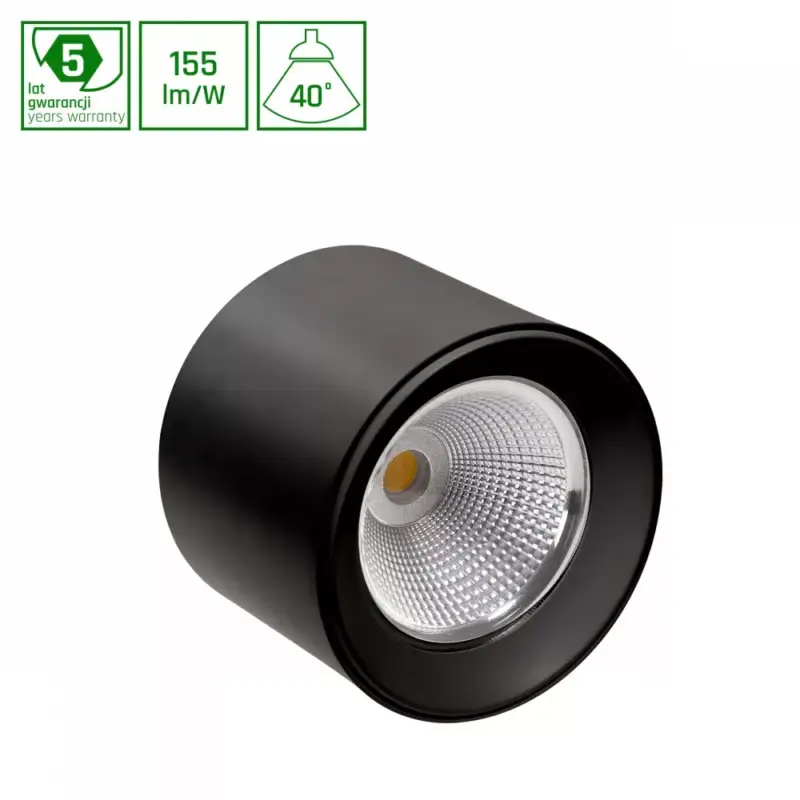CEL ZOSMA 3 ROUND 840 10W 230V 40deg BLACK SUSPENDED WOJP10556 SpectrumLED Gyors szállítás