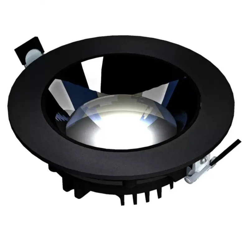 MIRROR - MODEL XL - süllyezetett DOWNLIGHT, ADJ. DIRECTION 30W 30DEG 220X70 MM, Fekete WLD20034_ZASILACZ SpectrumLED Biztonságos vásárlás