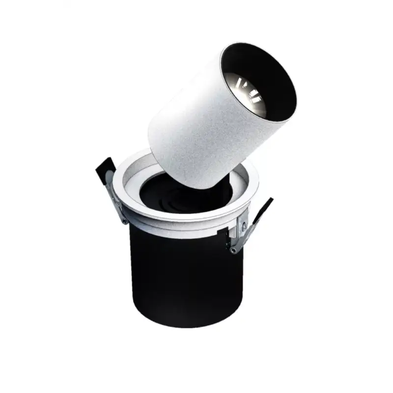 IN OUT - MODEL M - süllyezetett DOWNLIGHT, ADJ. EXTENSION AND DIRECTION, 12W 36DEG 100X110 MM, Fehér WLD20121_ZASILACZ SpectrumLED Kedvezmény
