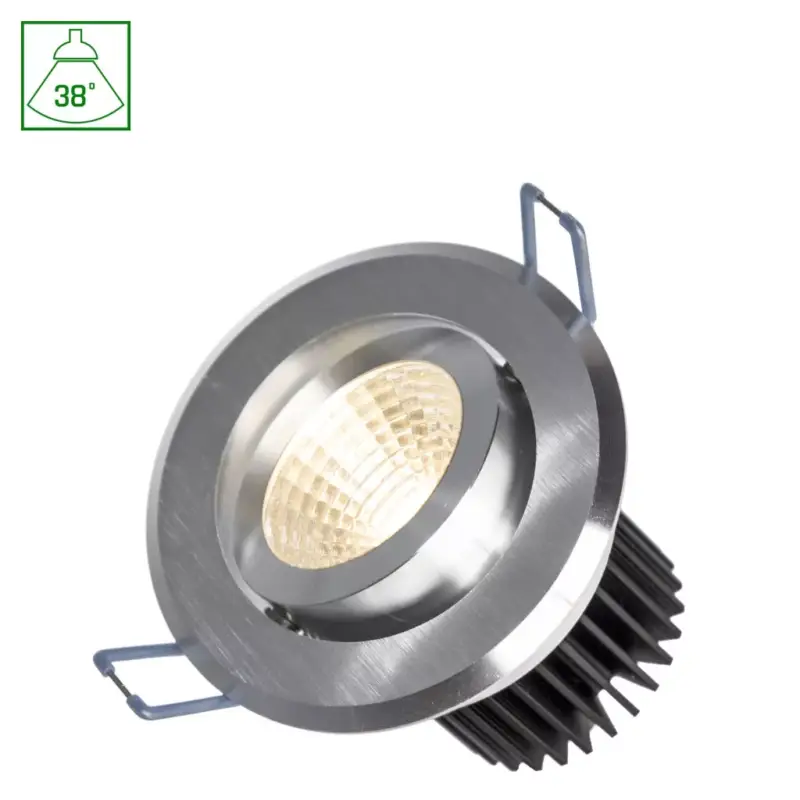FIALE II 6W COB 38DEG 230V NW LED SPOT BRUSHED ALUMINIUM RING SLI021030NW SpectrumLED Legkelendőbb