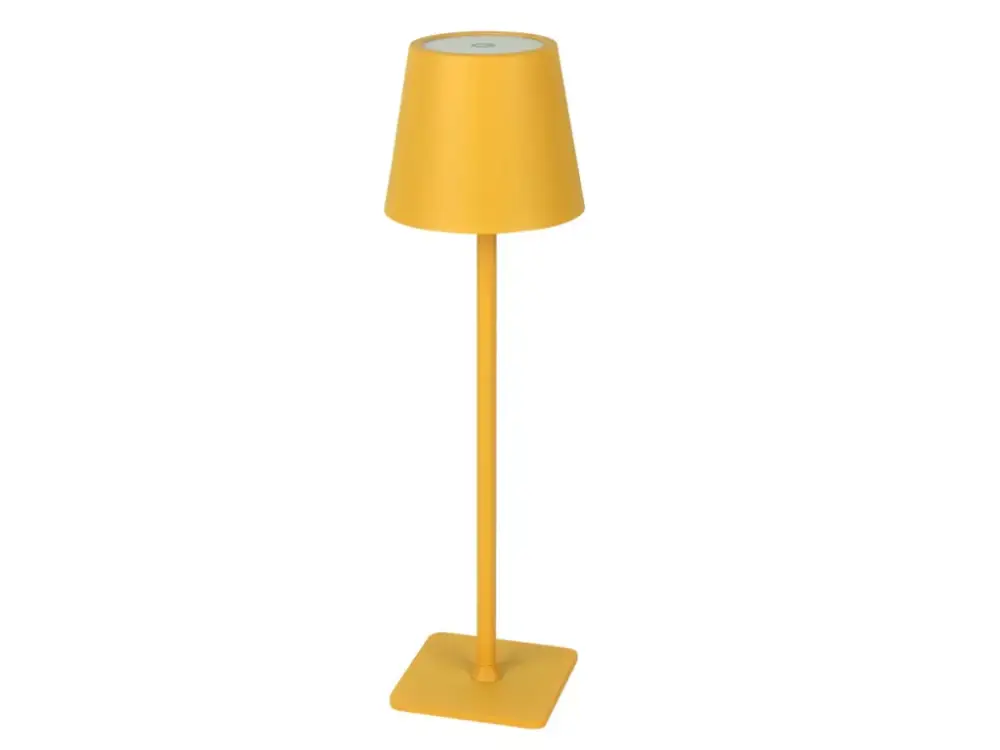 Akció Asztali lámpa TAZA 3,5W 400lm CCT IP54 yellow 2x2000mAh 4in1 LITE LL-208971-II LED line