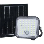 LUNIR napelemes LED-reflektor, 90°, IP65, 50 W, Természetes fehér, fekete LL-211339 LED line Bestseller