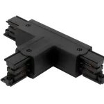 Szuper akció Connector T for 3 phase track LUMICANTO right black with feeding option PRIME LL-210738 LED line