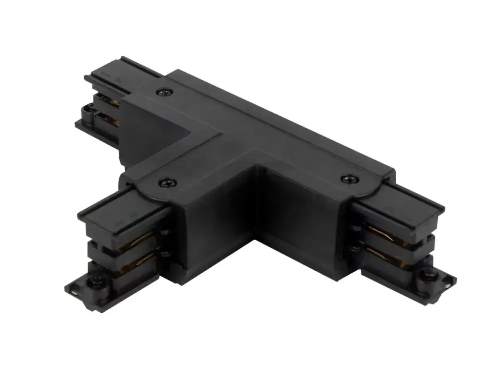 Szuper akció Connector T for 3 phase track LUMICANTO right black with feeding option PRIME LL-210738 LED line